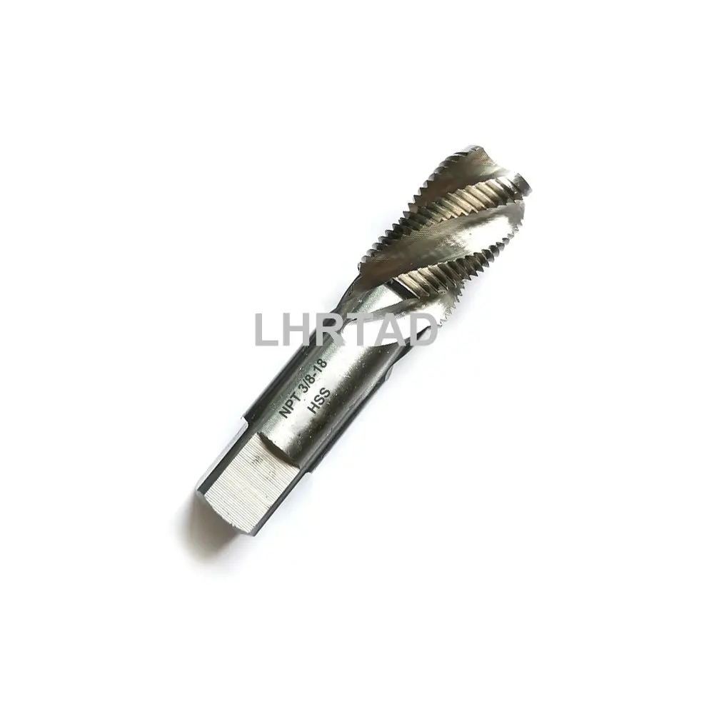 HSS Machine Pipe Thread Spiral Flute taps NPT NPT1/8 NPT1/4 NPT3/8NPT3/4 NPT1/2 Tapping pipe Spiral Flutes tap Drill 1/8 1/4 3/8