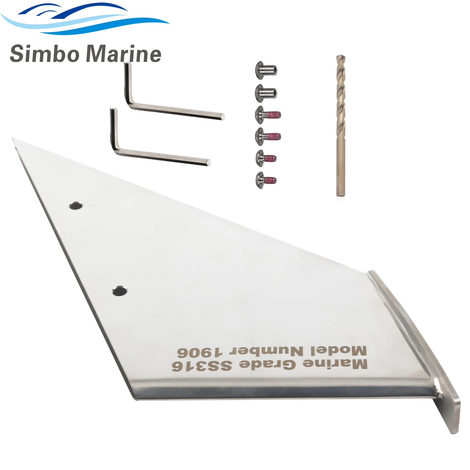 27071 Marine Skeg Guard Protector with Drain Hole Protects Against Ramp Dragging For Mercury Force for Honda Nissan Tohatsu