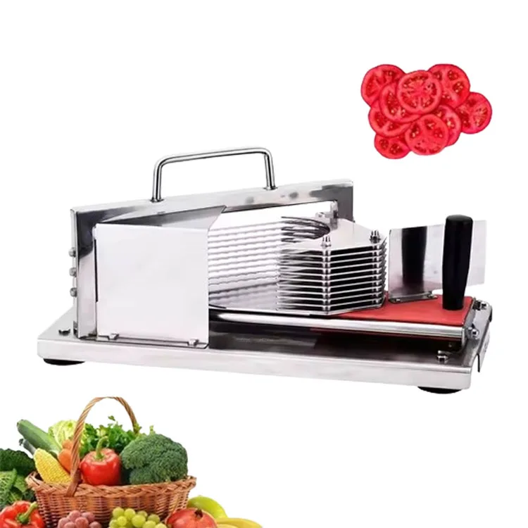 Hot Sale TC-1/2 Stainless Steel Manual Tomato Slicer Cutter Machine Multifunctional Onion Vegetable Holder Slicer