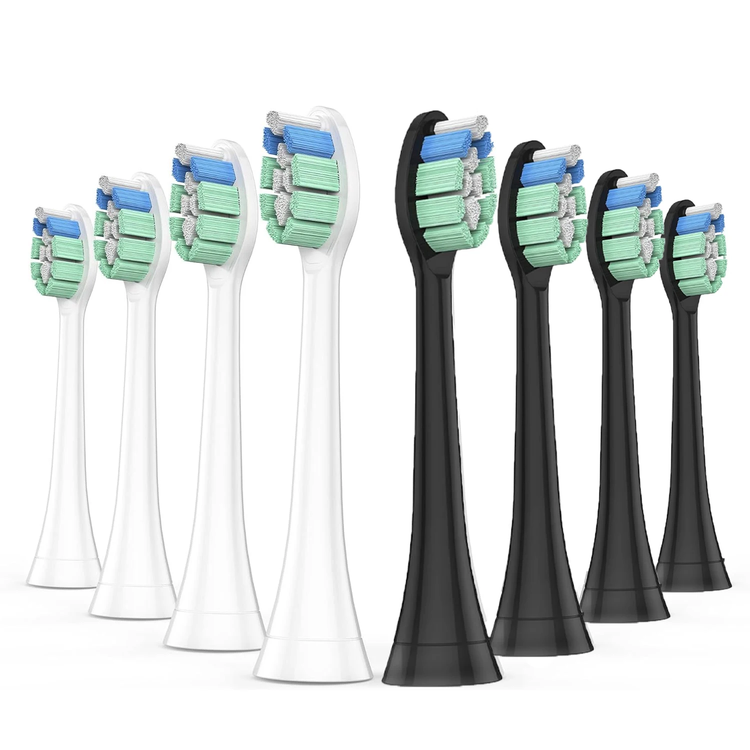 

Сменные насадки для электрических зубных щеток Philips Sonicare, 4/8 шт., совместимые с моделями 2100, 4100, 5100, 6100, 7300, 9000