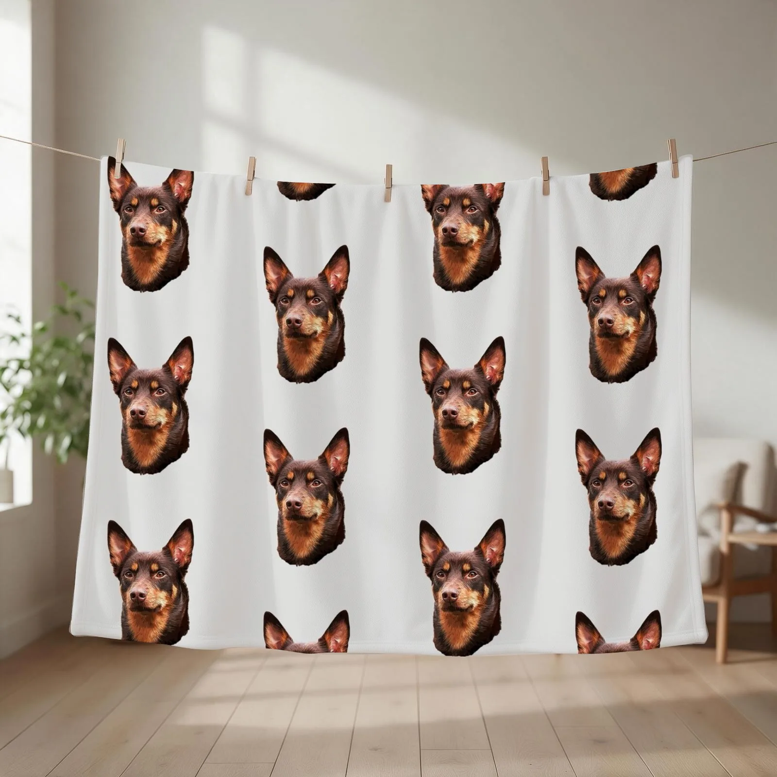 Kelpie - Australian Kelpie Throw Blanket Blankets Sofas Of Decoration Summer Sofa Quilt bed plaid Blankets