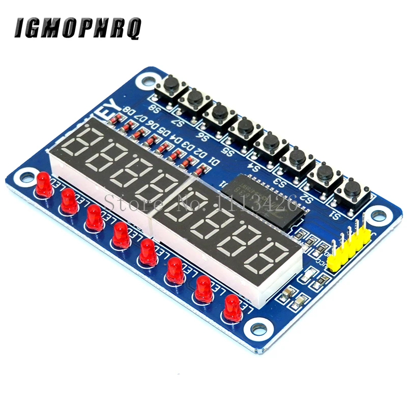 TM1638 Module Key Display For AVR Arduino New 8-Bit Digital LED Tube 8-Bit