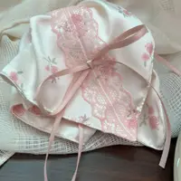 Ladies Nice Scrunchies Floral Pink Small Bowel Hairband Girl's Hair Accessories Sweet Style Kawaii Hair Accessories For Girls - Image 4