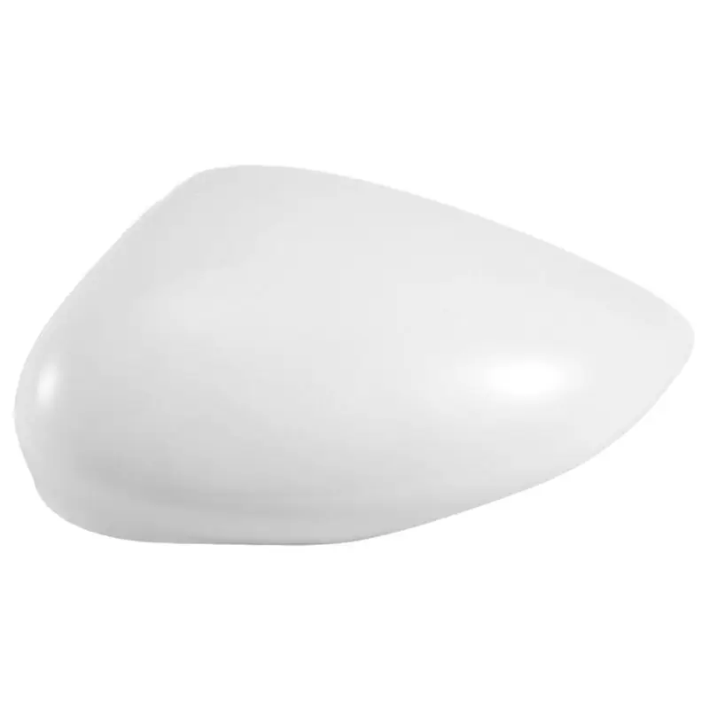 Hot Selling-1Pcs White Rearview Side View Mirror Replacement Cover Cap Case Shell For Ford For Fiesta 2008 2009 2010 2011 2012 2