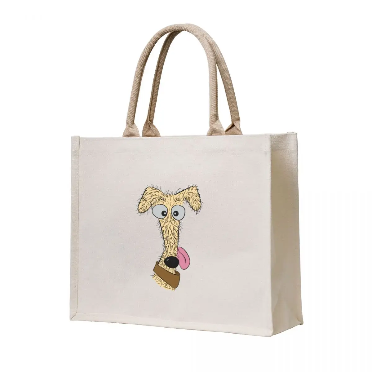

Scruffy Yellow Lurcher Tote Bag bags for women cloth bag woman cute pouch bag
