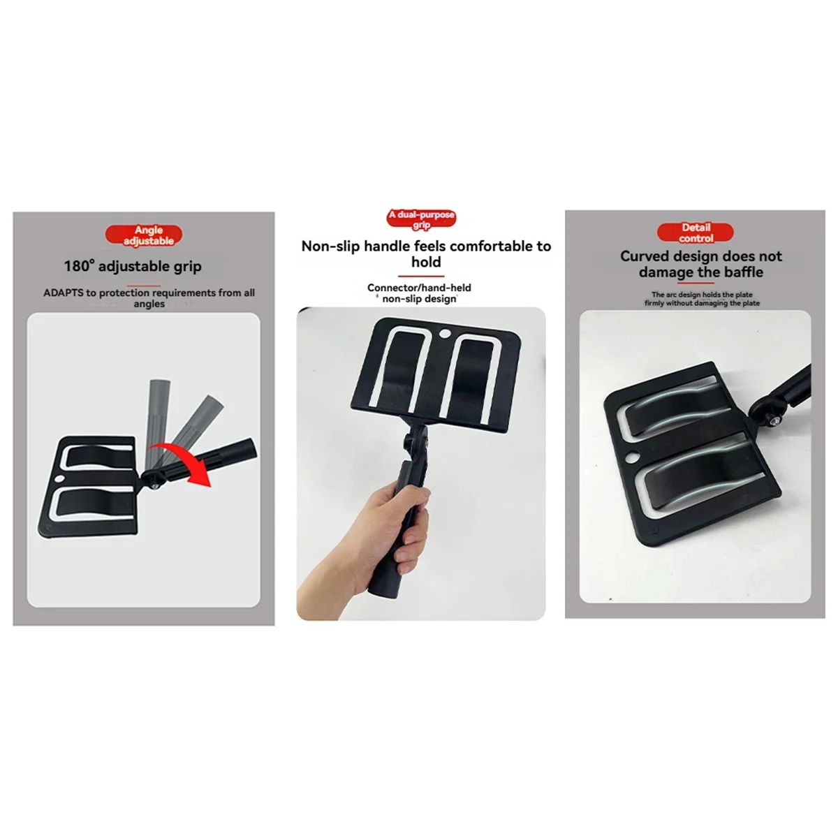 ABNJ Adjustable Angle Shield Holder Set Protect Splash-Proof Paint Baffle Grippers Long Rod Spraying Guards - view 6