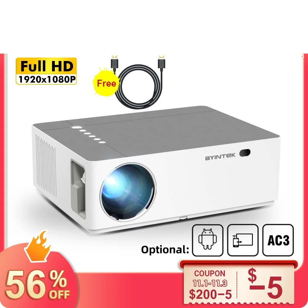 To K20 Full HD 4K 3D 1920*1080 Android Wifi 1080P LED Video lAsEr Home Theater Projector for Smartphone Tablet PC Cinema