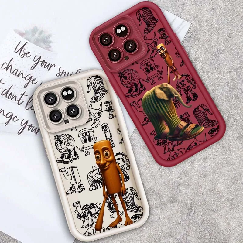 

Tung Tung Sahur Lirili Larila Phone Case For Xiaomi Mi 17 15 14 14T Redmi 13 13T 13C 12C 14C 12 12T Lite Pro 5G Eye Ladder