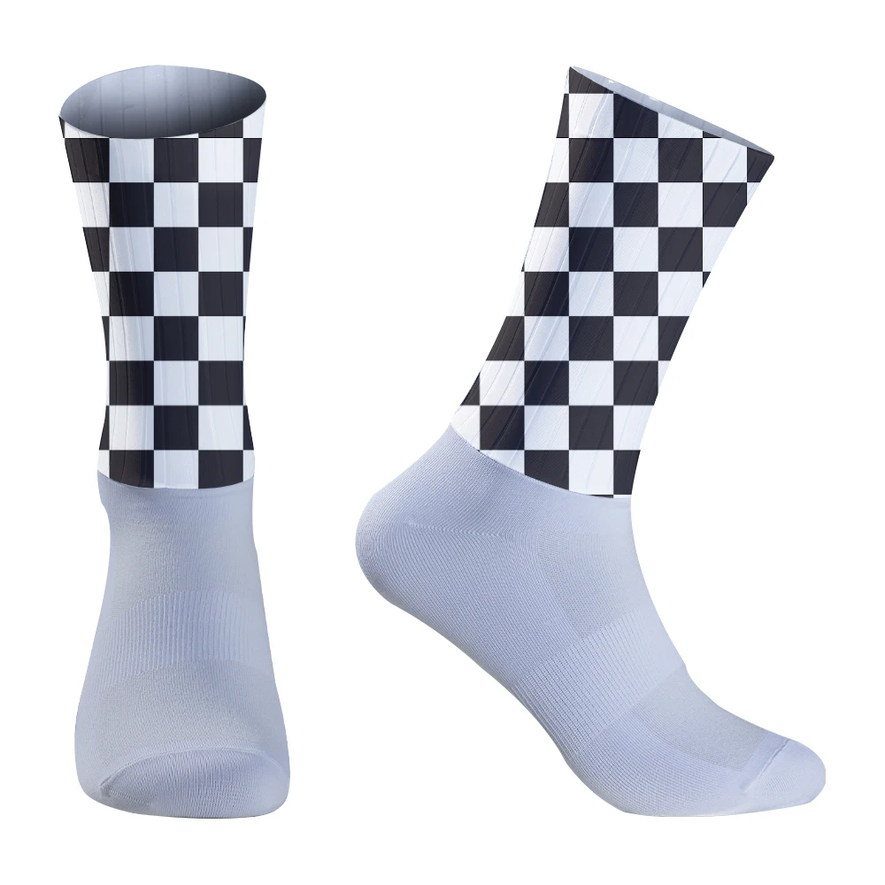 Anti Slip Cycling Socks Seamless Team Aero Socks Outdoor 2024 New Bike Compression Sport Socks Bike Road Bicycle Socks