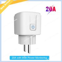 M01K Ewelink Wifi Smart Socket With Power Monitoring Smart Plug Voice Control Work EU Plug