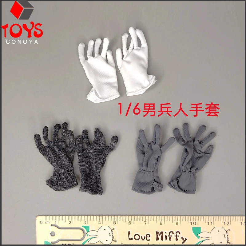 BROWN ART 1/6 Skala Männliche Handschuhe Finger Handschuhe Zubehör Modell Fit 12'' Männliche Soldat Action Figur Körper Puppen