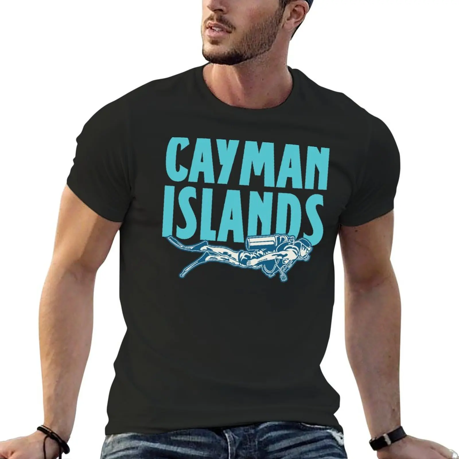 Cayman Islands Scuba Diving T-Shirt shirts graphic luxury t-shirt football t shirt fruit of the loom mens t shirts