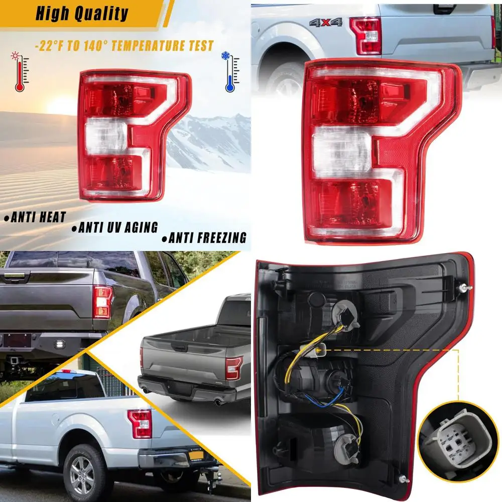 

Правый задний фонарь Ford F-150 2018-2020 гг., с стоп-сигналом, лампочкой и жгутом проводов, совместимый с JL3Z13404H