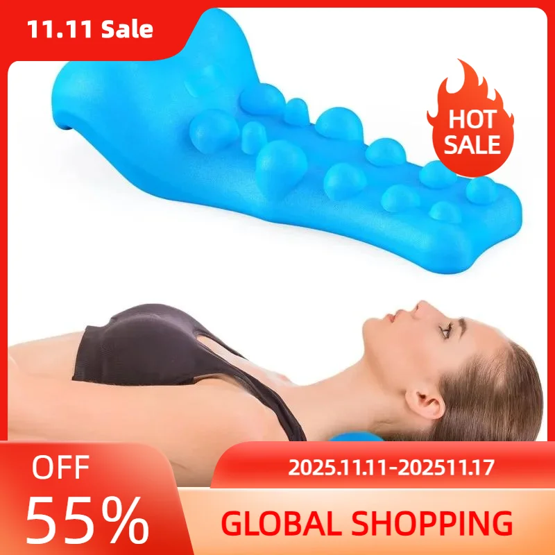 

Расслабляющее средство для шеи и плеч с помощью шейного оттяжения. Носилки для шеи. Облегчение боли и выравнивание шейного отдела позвоночника. Подушка для хиропрактики.