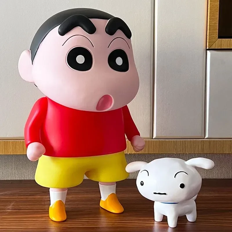 

38 см Crayon Shin-Chan, фигурка 1 :1, милая Xiaokui, аксессуары для гостиной, ТВ-кабинета, фигурка, украшения, Мультяшные детские подарки