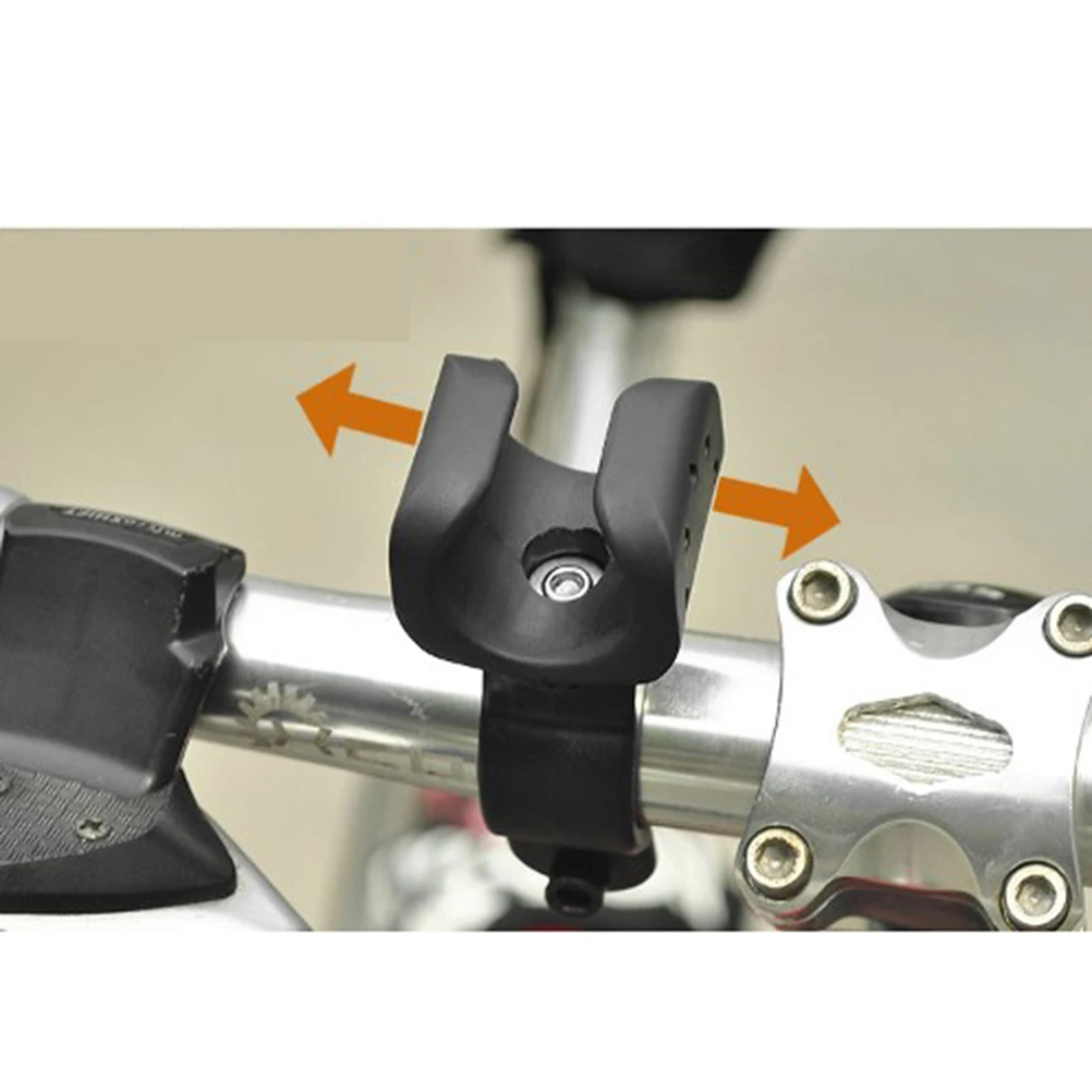

360 Degree Adjustable Bike Handlebar Flashlight Mount Holder Bracket Rubber Pad Slip Resistant Universal Bicycle Lamp Light