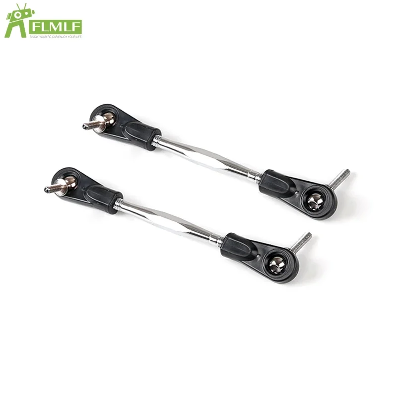 Plastic Steering Turnbuckle Tie Rod 2pcs Fit for 1/5 HPI ROFUN BAHA ROVAN KM BAJA 5B 5T 5SC Rc Car Toys Games Parts