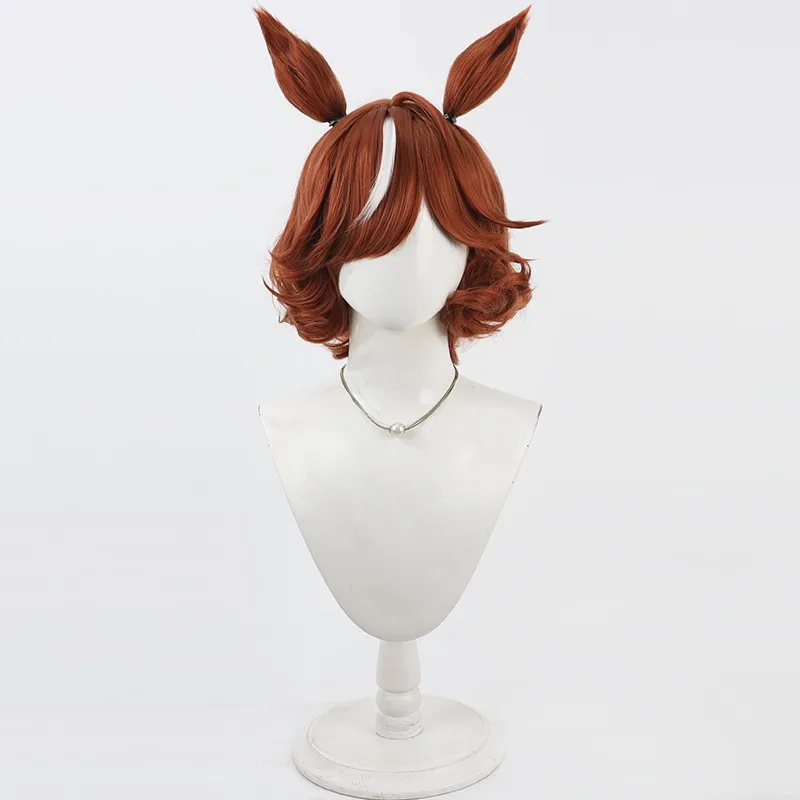 Gioco Umamusume: Parrucca cosplay Pretty Derby HYSEQ con code per orecchie Capelli sintetici resistenti al calore Festa di giochi di ruolo di Halloween