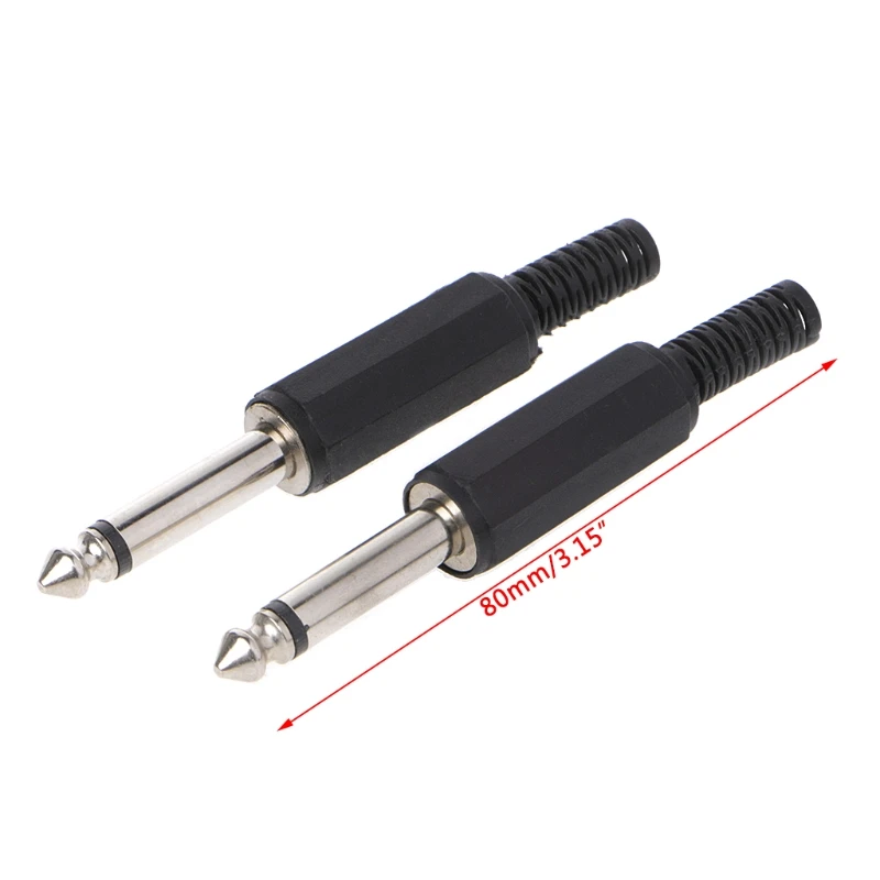 10 шт., 6,35 мм, штекер 1/4 дюйма, моноразъем o, адаптер для разъема разъема 10 шт., 6,35 мм, штекер 1/4 дюйма, моноразъем o, адаптер для разъема разъема