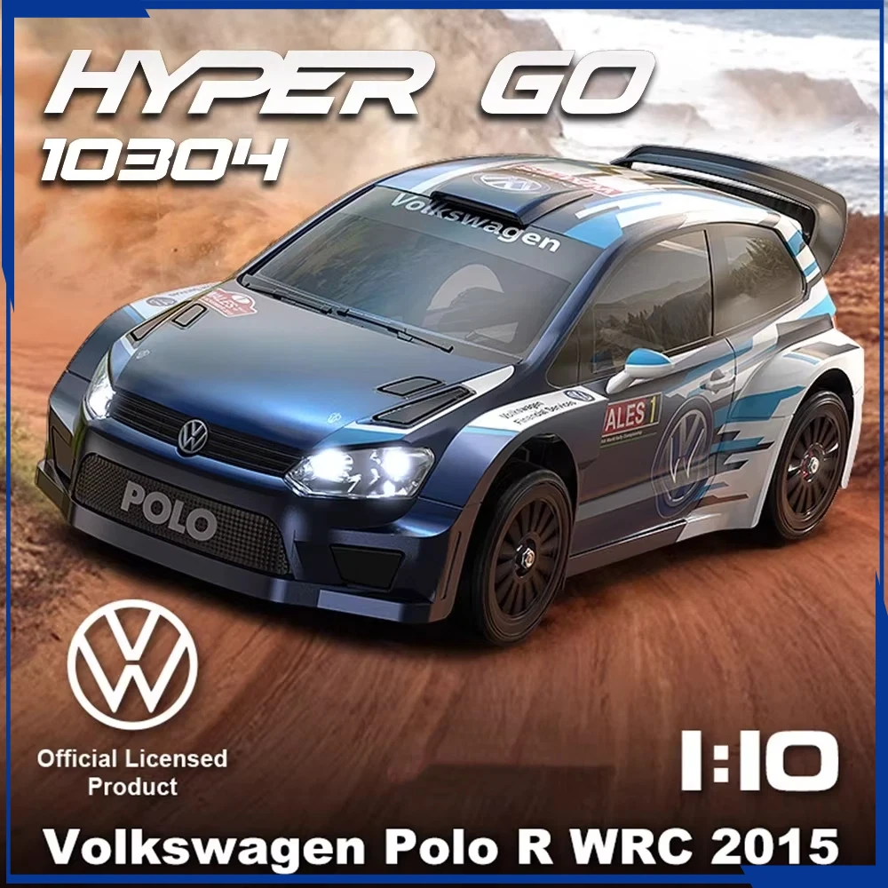 Meijiaxin HYPER 1:10 Scale Brushless 10304 RC Car Remote Control High-Speed Off-Road Polo R WRC Vehicle for Toys And Hobbies