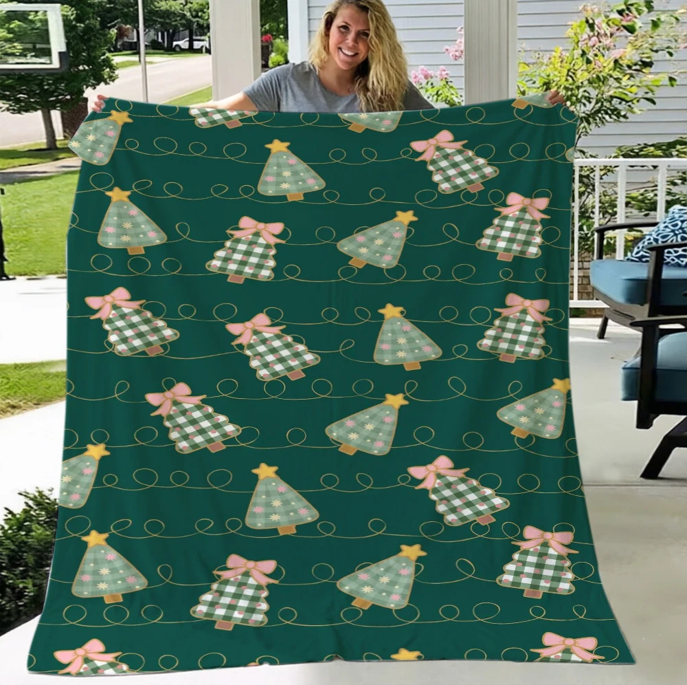 Pumpkin Pie Blanket Apple Berry Soft Flannel Cozy Warm Throw Blankets For Sofa Bed Thanksgiving Sweet Orange Bakery Decor