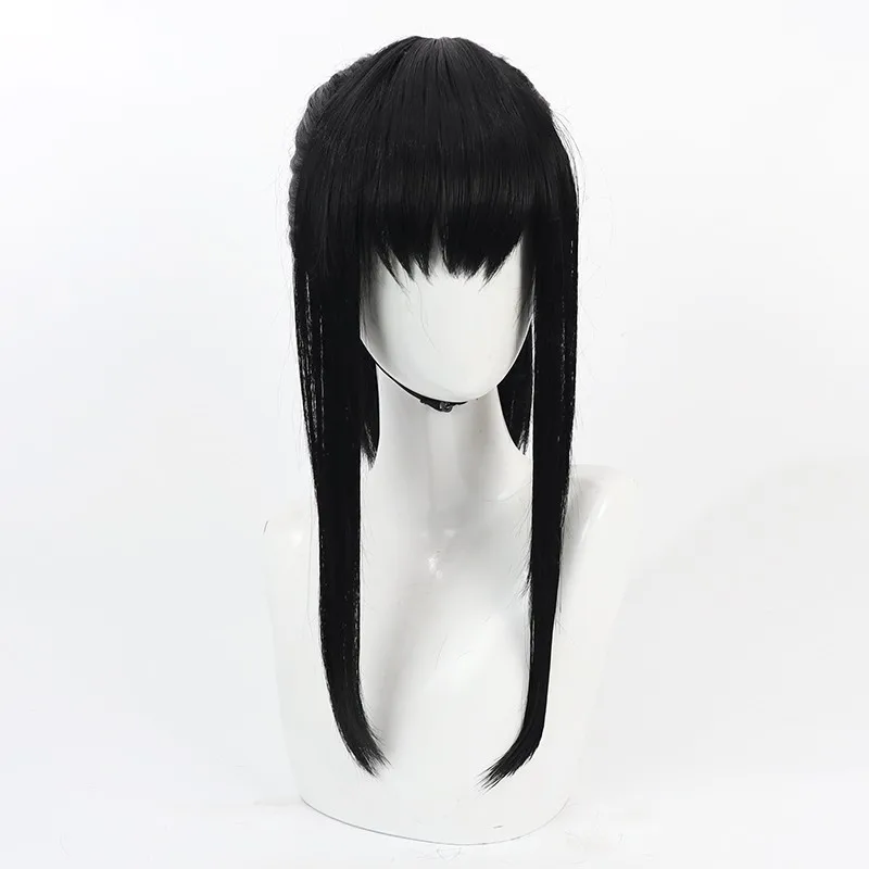 게임 파이어 포스 마키 오제 코스프레 가발 할로윈 파티 소품 합성 머리 내열성 섬유 + 가발 모자