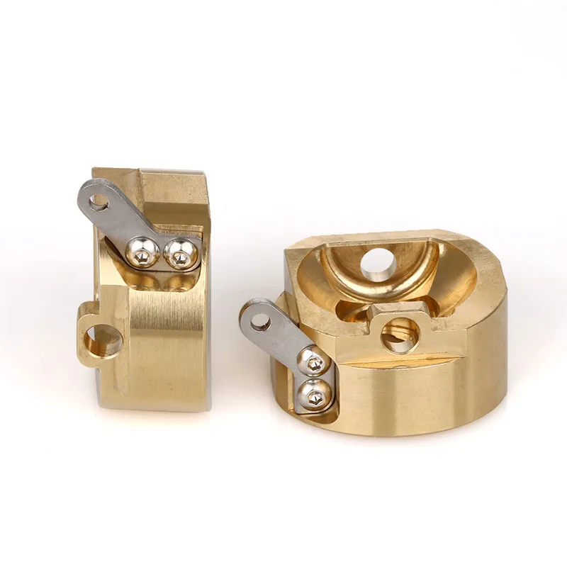 KYX simulation climbing car Axial scx10-ll 90046 metal steering cup copper counterweight upgrade accessories
