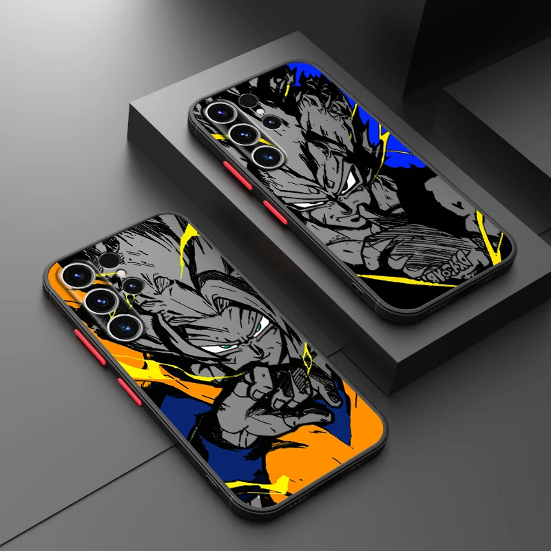 

Funda Back Phone Cover Case for Samsung Galaxy S26 S25 Ultra S24 Plus Note 20 Ultra 10+ S20 FE S22 S23 FE S21 Dragon Bll Son