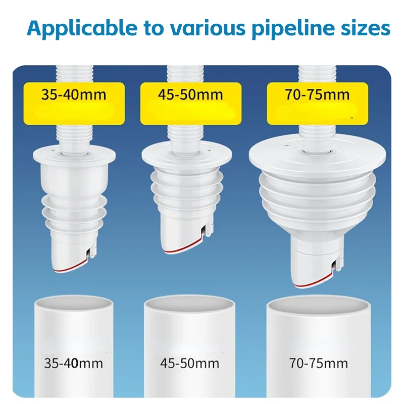 Anneau d'étanchéité en Silicone pour tuyau d'égout, Anti-odeur, bouchon d'étanchéité pour tuyau d'égout, bouchon d'étanchéité pour vidange de sol, accessoire de salle de bains