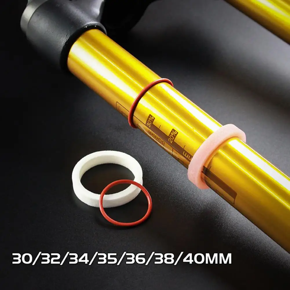 Bike Fork Foam Suspension Fork Oil Sealed Lubricating Sponge Ring Shock Absorber Dust Set 30/32/34/35/36/38/40mm