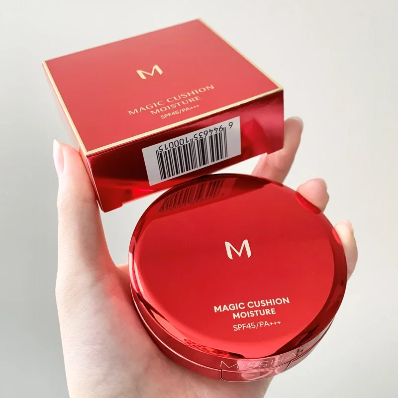 New Version MISSHA M Magic Cushion SPF44/PA+++15g  Sunscreen Foundation Concealer Air BB Cream Whitening Korea Cosmetics