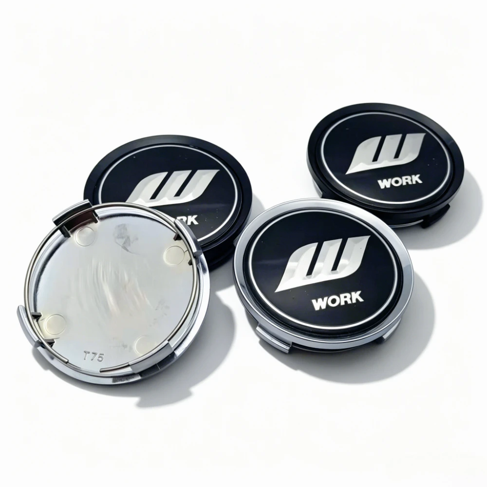 Car Accessories Jdm - 4 قطع أغطية مركز عجلات السيارة