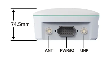 راديو UHF / CORS اتصالات لمسافات طويلة نقل البيانات المستقر جهاز استقبال GNSS IMU PPP لنظام القيادة التلقائي
