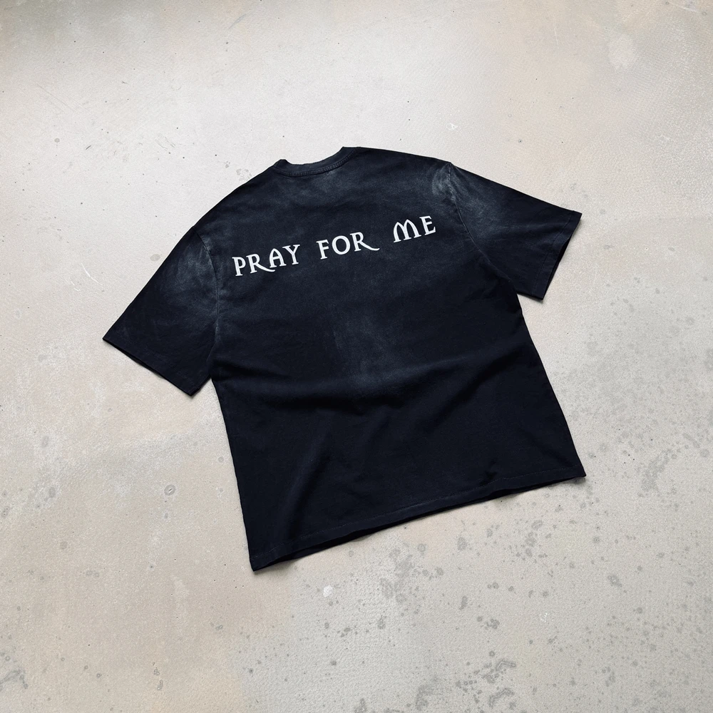 Yao Fashion Srteetwear Star Style Oversize Vintage Loose Baggy Brand Washed Old Tee Tops Short Sleeve