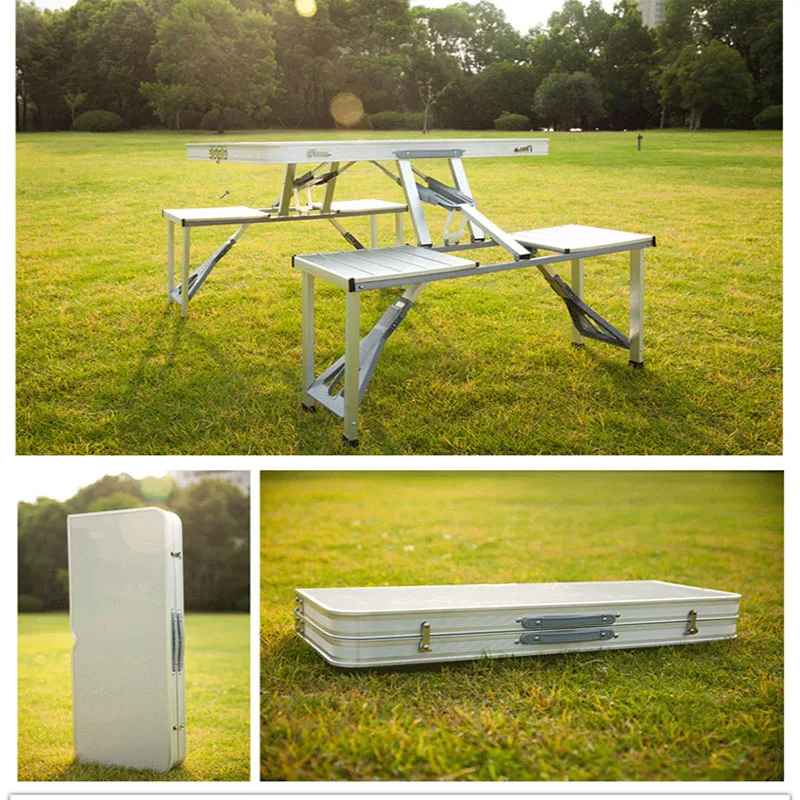 High quality folding picnic table and chairs aluminium chairs and tables camping table with chair