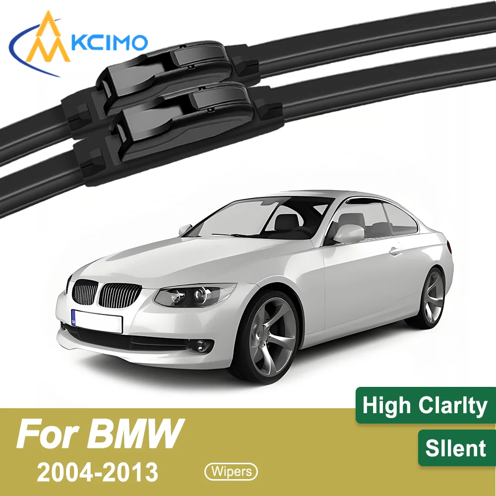 

Silent Front Windshield Wiper Blades Pair for BMW 3 Series E90 E91 2004-2013 Aerodynamic Efficiency to Reduce Operational Noise