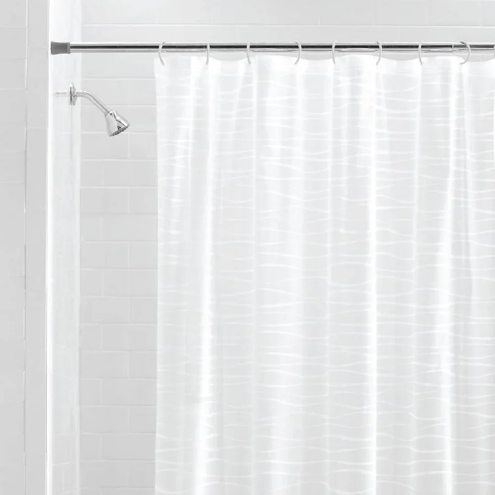 Wave Design Waterproof PEVA Shower Curtain 4