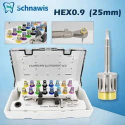 Dental Universal Implant Torque Screwdrivers Wrench Dental Implant Restoration Tool Kit 10-70NCM