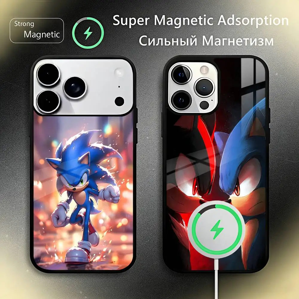 

Game S-Sonic The H-Hedgehog Phone Case For iPhone17,16,15,14,13,12,11 Plus,Pro Max For Magsafe Wireless Charging