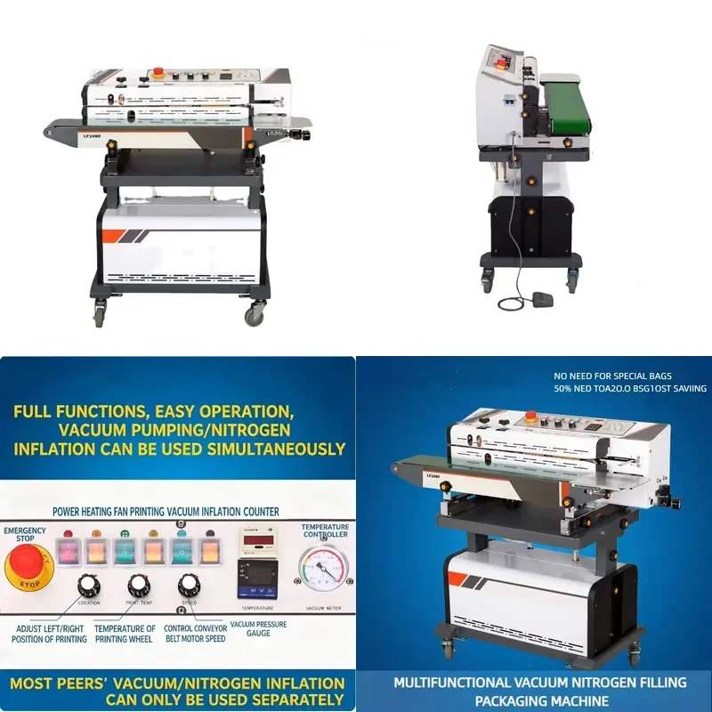 for Continuous Vacuum Packaging Machine Beverage Aluminum Foil Heat Sealing Bags Small Bags Boxes Cartons Other Packaging