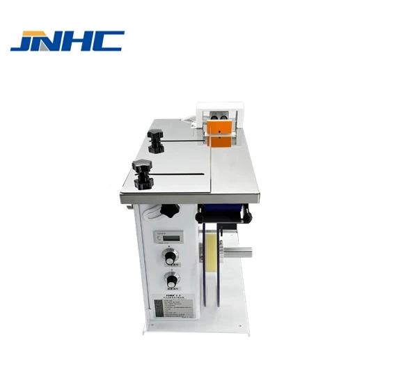 High Quality 90 Degrees Corner Wrapping Labeling Machine Manual Self Adhesive box corner labeling machine Labeling Machine