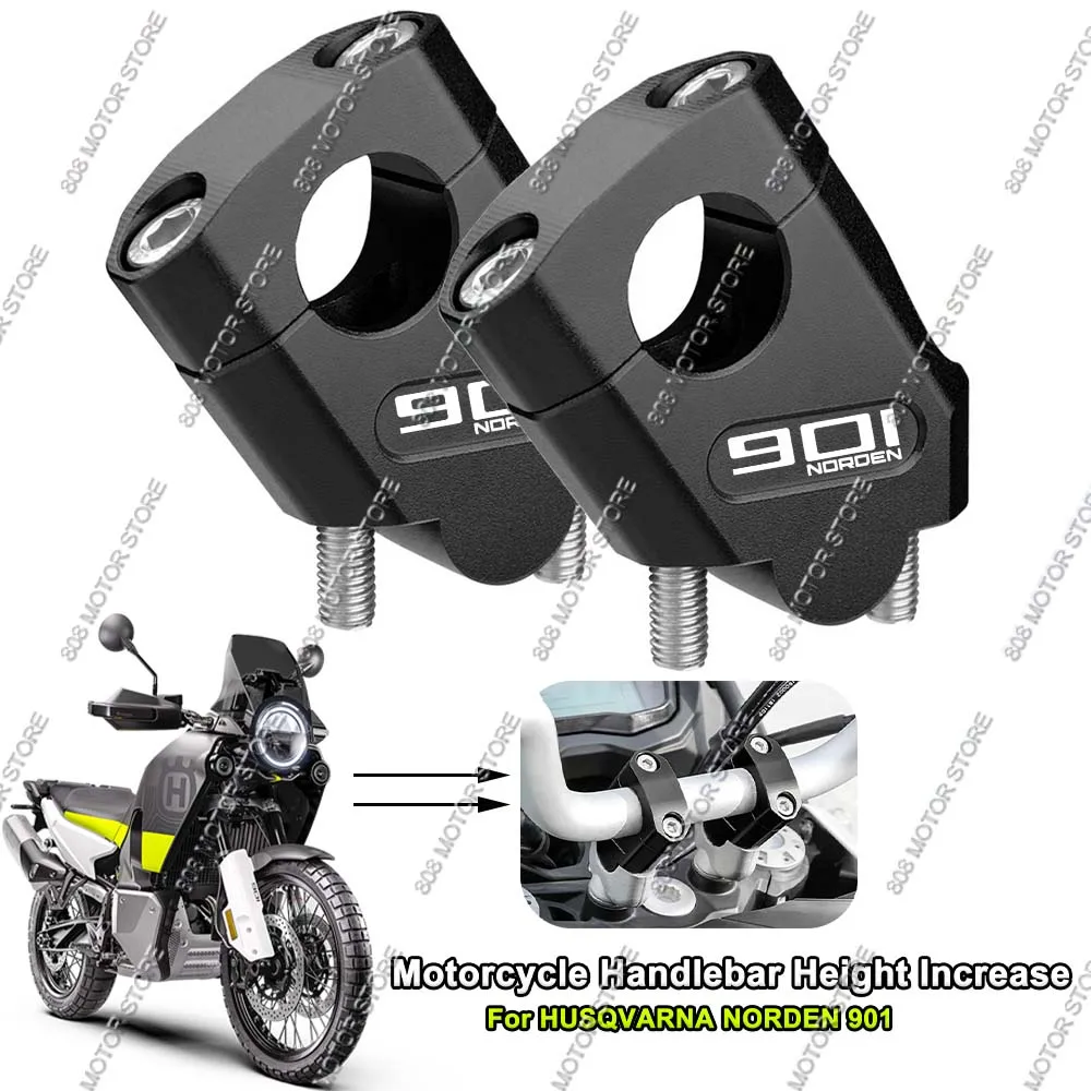 

Крепление-подъемник руля для мотоцикла Husqvarna Norden 901: улучшенная вертикальная позиция руля