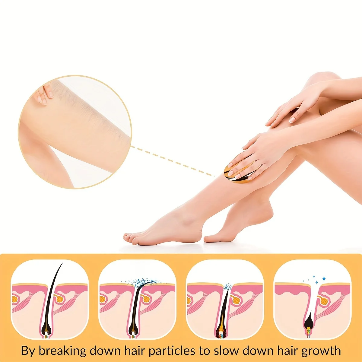 Goma de borrar de cristal para mujeres y hombres, eliminador de vello de cristal reutilizable, portátil, mágica, indolora, exfoliación, herramienta de depilación, lavab