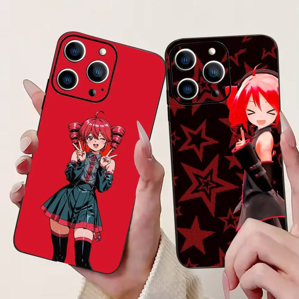 K-Kasane T-Teto Phone Case Silicone Soft For IPhone 17 16 15 14 13 12 11 X XR Plus Pro Max Plus