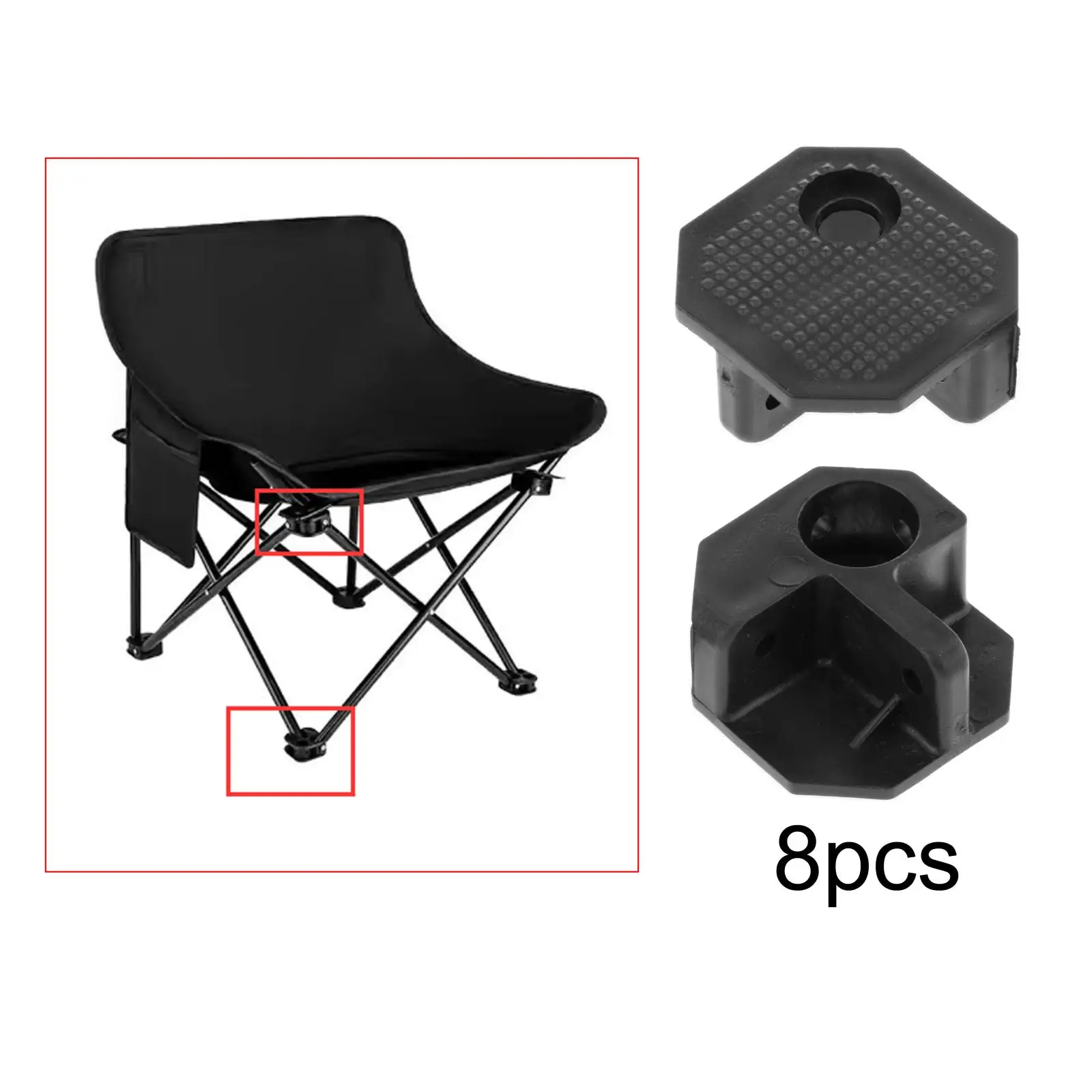 Chair Stool Attachment Connector Stool Outside Lawn Table Feet Maintenance Attachment Connector Chair Repair Accessories Replace