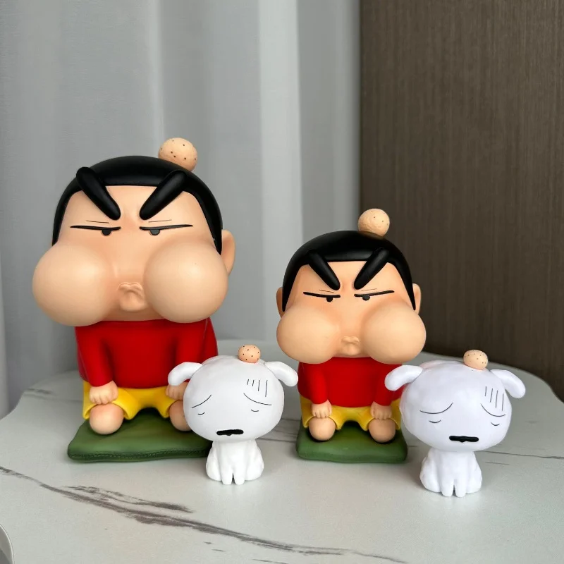 Crayon Shin-chan Anime Collection Modèle Statue pour Enfants, Punish Kneeling and Puffing with Anger Action Figure, Mignon, PVC, Cadeau, Nouveau