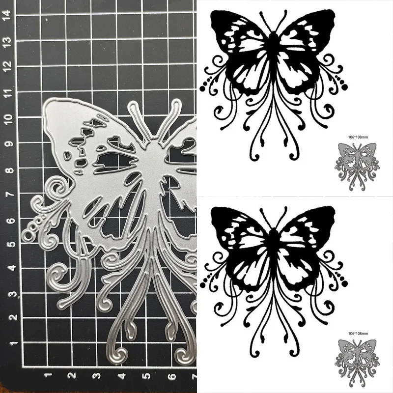 

Craft metal cutting dies cut die mold New Butterfly Scrapbook paper craft knife mould blade punch stencils dies
