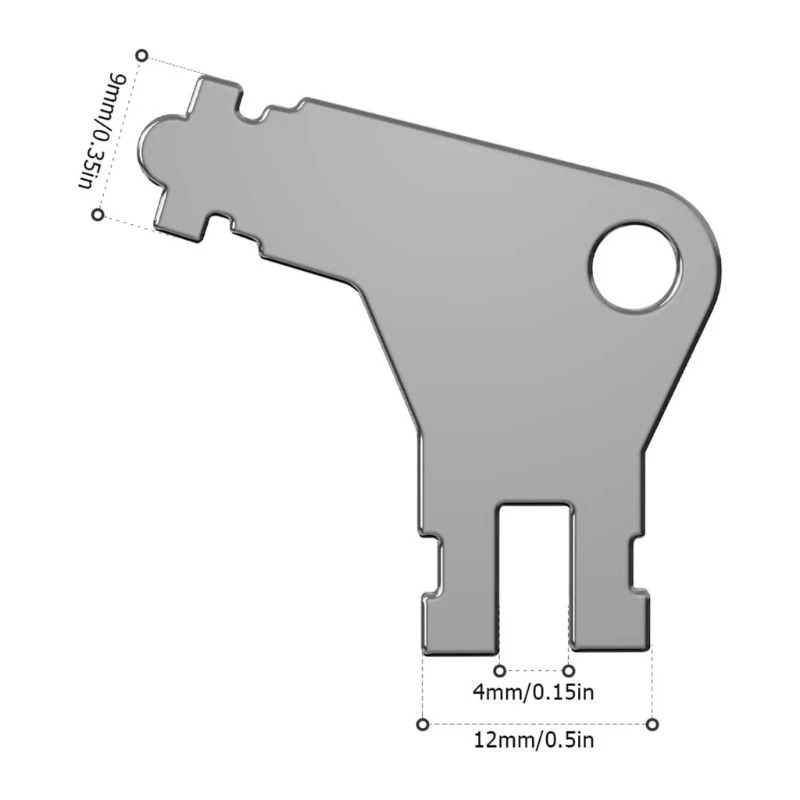 Universal Toilet Paper Dispenser Key Replacement Toilet Tissue Dispenser Key 517A