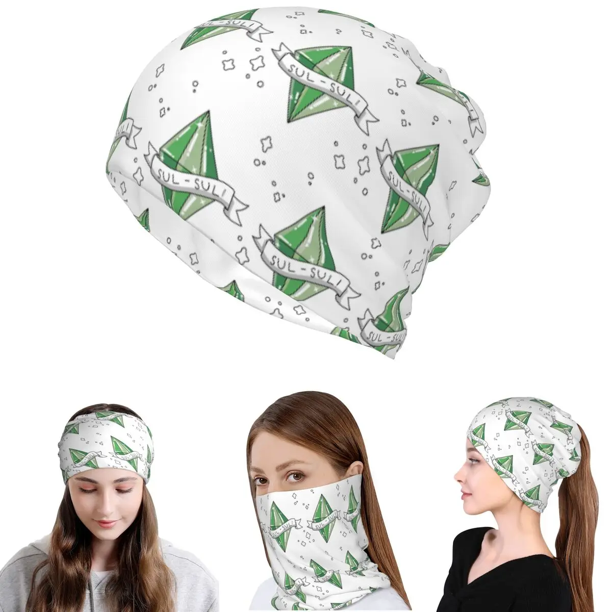 

Sims 3 By Eva Kiseleva Bandana Neck Cover Face Scarf Multifunction Cycling Scarf Beanies Hat for Men Women Adult All Season