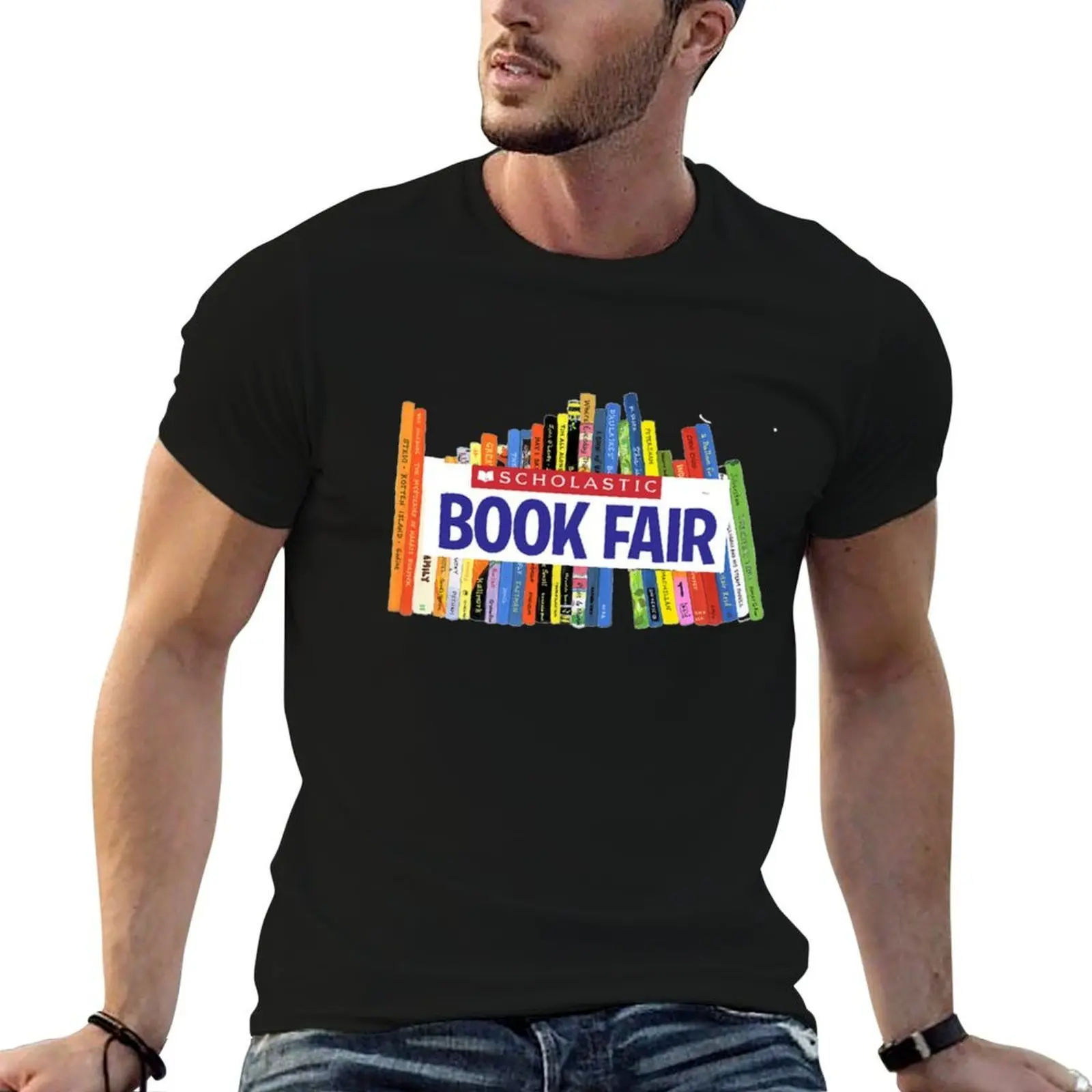 

Scholastic Book Fair Logo T-Shirt man graphic t shirt funny t shirts man T-Shirt